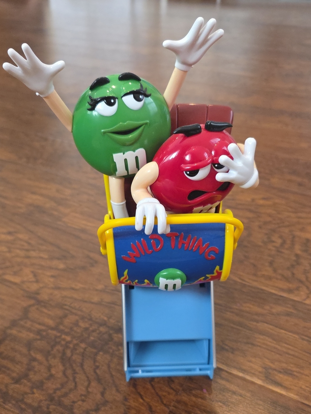 M&M'S Green & Red Wild Thing Roller Coaster Candy Dispenser